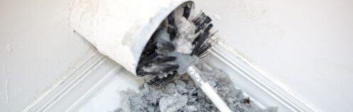cleaning dryer vent