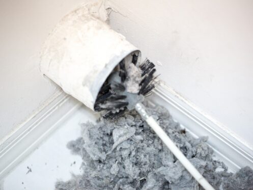 cleaning dryer vent